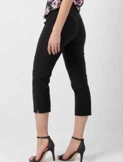 Pull-on Straight-Leg Capri