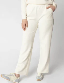 Pull-on Straight-leg Pants