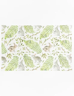 Rabbit and Leaf Print Placemat