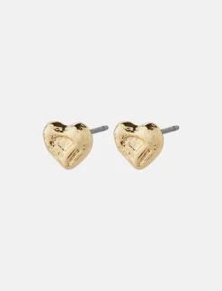 Recycled Heart Earrings