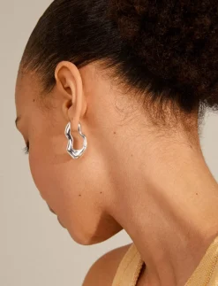 Recycled Wavy Earrings
