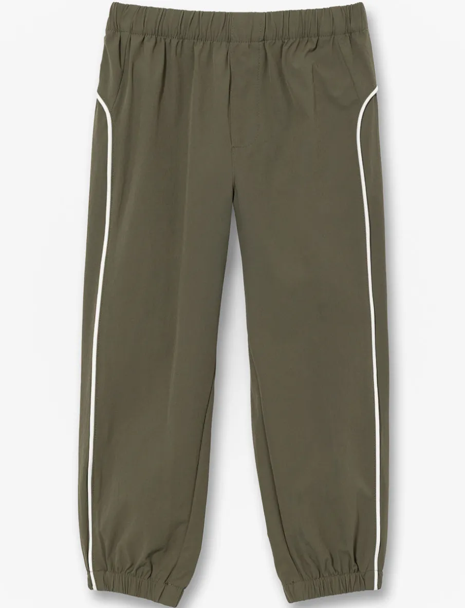 Reflective-Strip Lined Pants