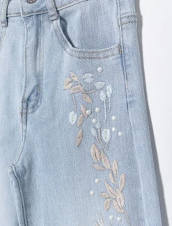 Regular Waist Wide-Leg Jeans - Little Girls
