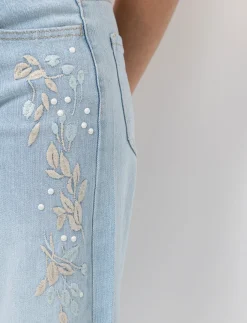 Regular Waist Wide-Leg Jeans - Teen Girls