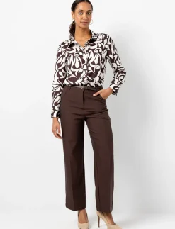 Regular Waist Wide-leg Pants