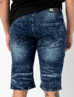 Regular-rise Denim Capris