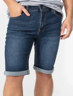 Regular-rise Denim Shorts