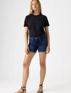 Regular-rise Denim Shorts