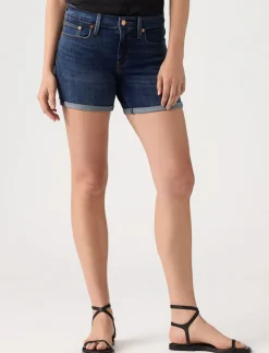 Regular-rise Denim Shorts