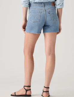 Regular-rise Denim Shorts