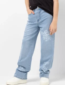 Regular-rise Jeans with Graphic Details