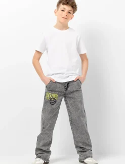 Regular-rise Jeans with Graphic Details