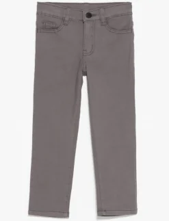 Regular-rise Slim Pants