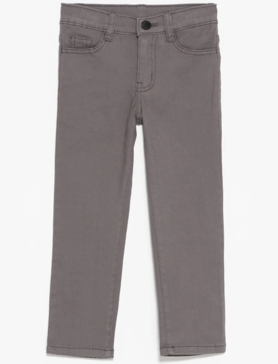 Regular-rise Slim Pants