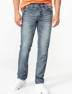 Regular-rise Straight Jeans