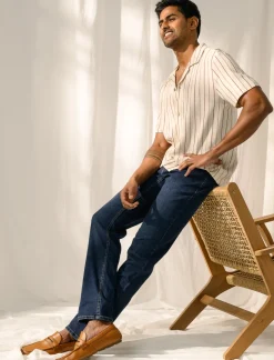 Regular-rise Straight-leg Jeans