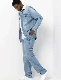 Regular-rise Wide-leg Jeans
