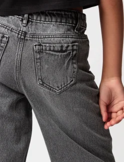 Regular-rise Wide-leg Jeans