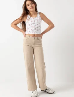 Regular-rise Wide-leg Pants - Teen Girls