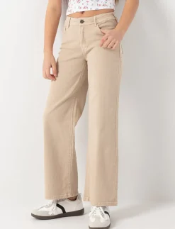 Regular-rise Wide-leg Pants - Teen Girls