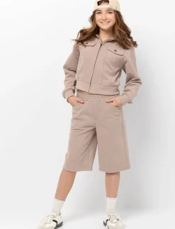 Relaxed Elastic-Waist Capri - Teen Girls