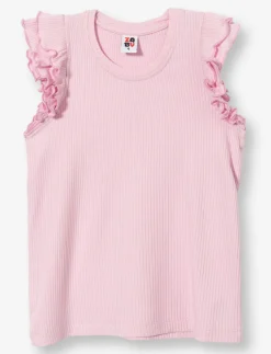 Ribbed Crew Neck T-Shirt
