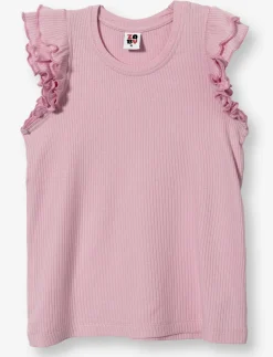 Ribbed Crew Neck T-Shirt