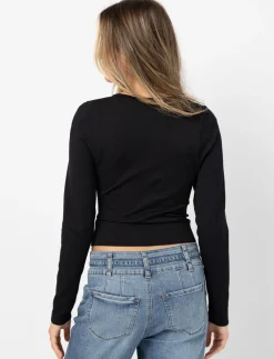 Ribbed Crew-neck T-shirt