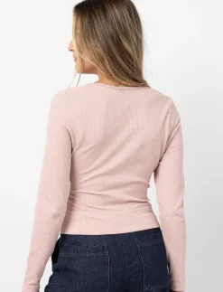 Ribbed Crew-neck T-shirt