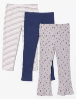 Ribbed Leggings - Pack of 3
