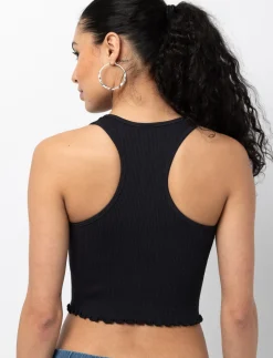Ribbed Seamless Racerback Tank Top
