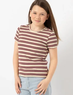 Ribbed Striped T-shirt