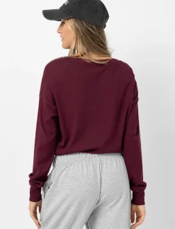 Ribbed Sweater with Drawstring