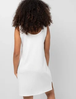 Ribbed Swim Cover-up Tunic