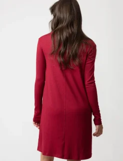 Ribbed Turtleneck Dress