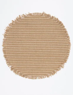 Round Placemat with Fringes