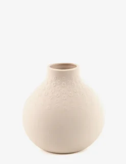 Round Textured Porcelain Vase