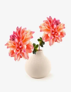 Round Textured Porcelain Vase