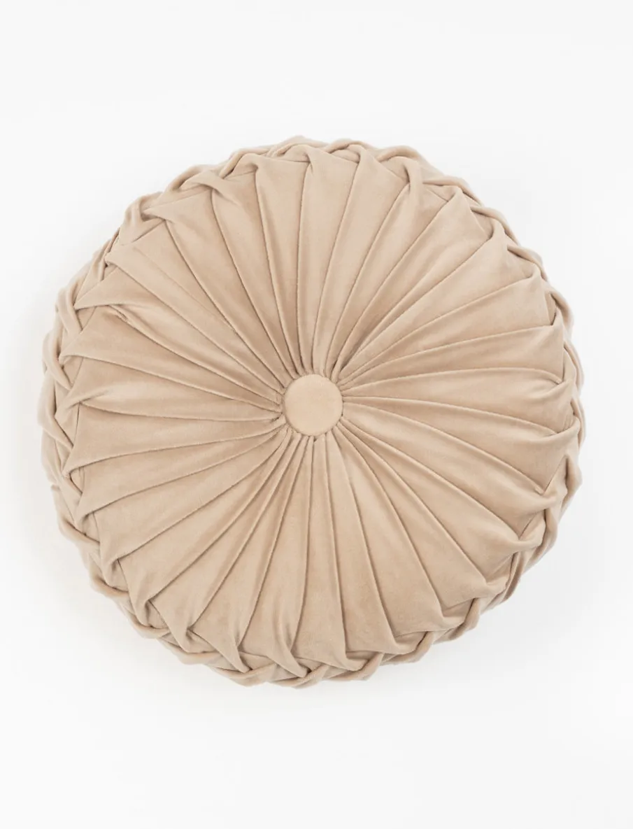 Round Velvet Cushion