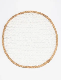 Round Water Hyacinth Placemat