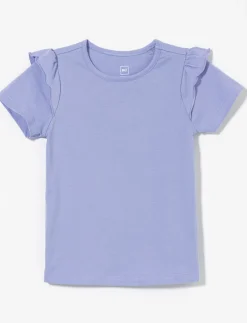 Ruffled Printed T-shirt - Little Girl
