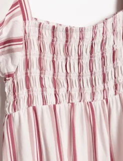 Ruffled Striped Dress
