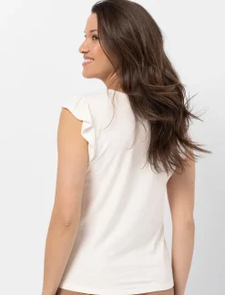 Ruffled T-shirt