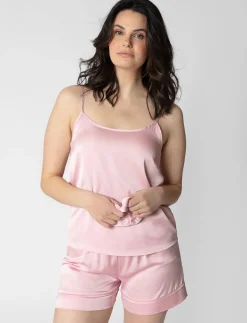 Satin PJ Set with Scrunchie