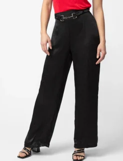 Satiny Pull-on Pants