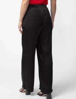 Satiny Pull-on Pants