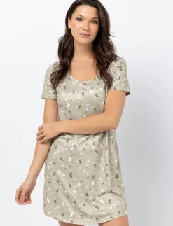 Scoop Neck Nightgown