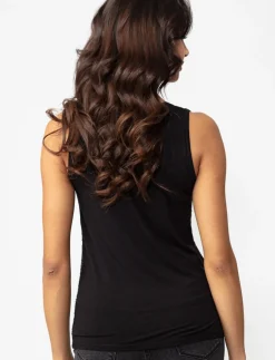 Scoop-neck Sequin Tank Top