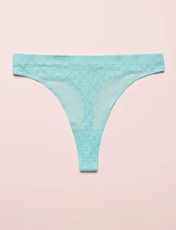 Seamless Lace Thong