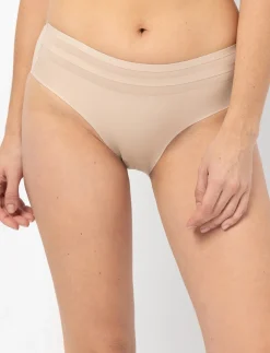 Seamless Mesh Detail Bikini Panty